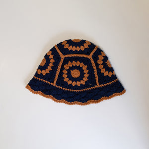 Granny Square Crochet Cap