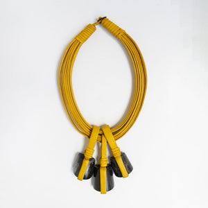 Harmony Horn Leather Necklace