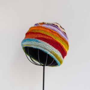 Winter Rainbow Hat