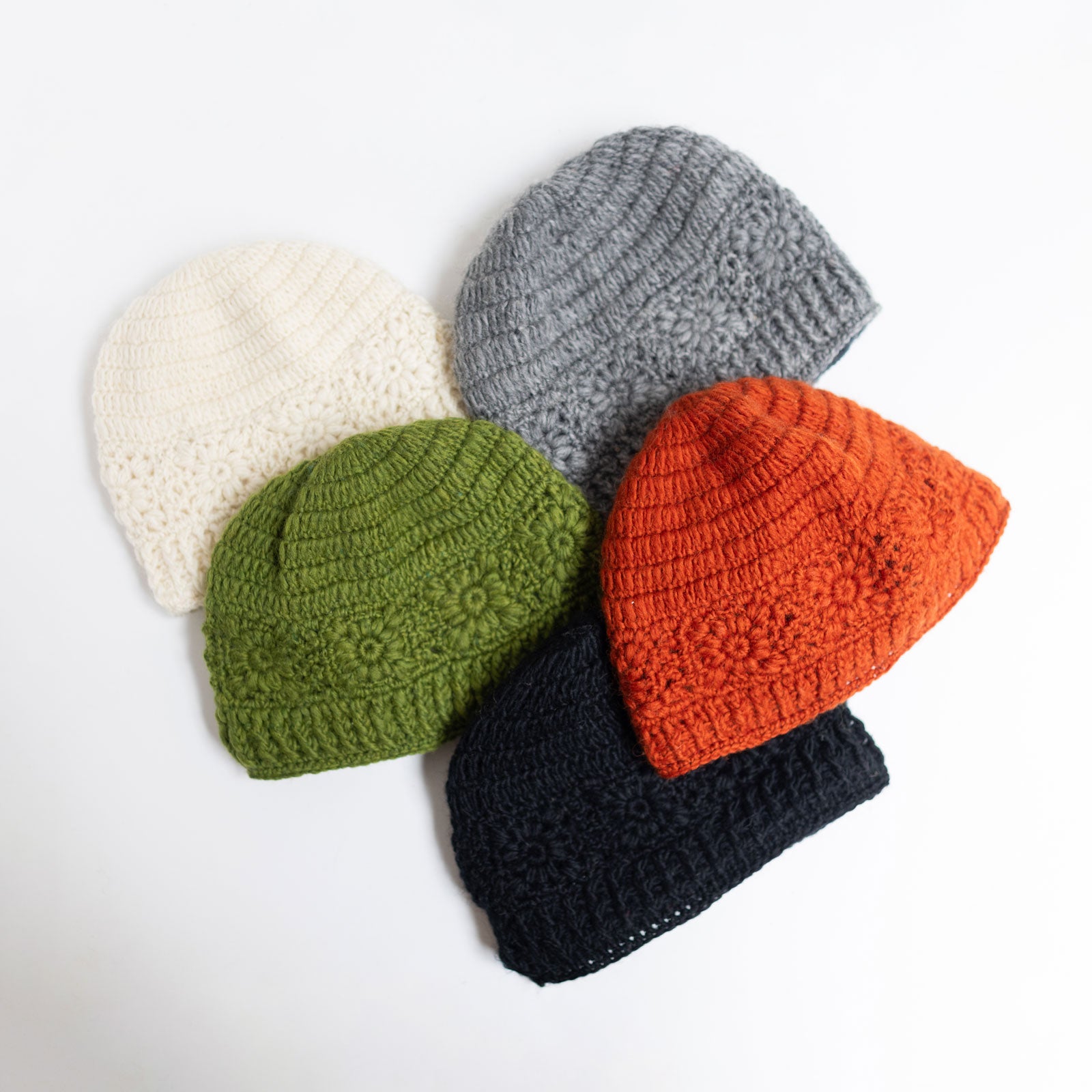 Granny Square Crochet Hats