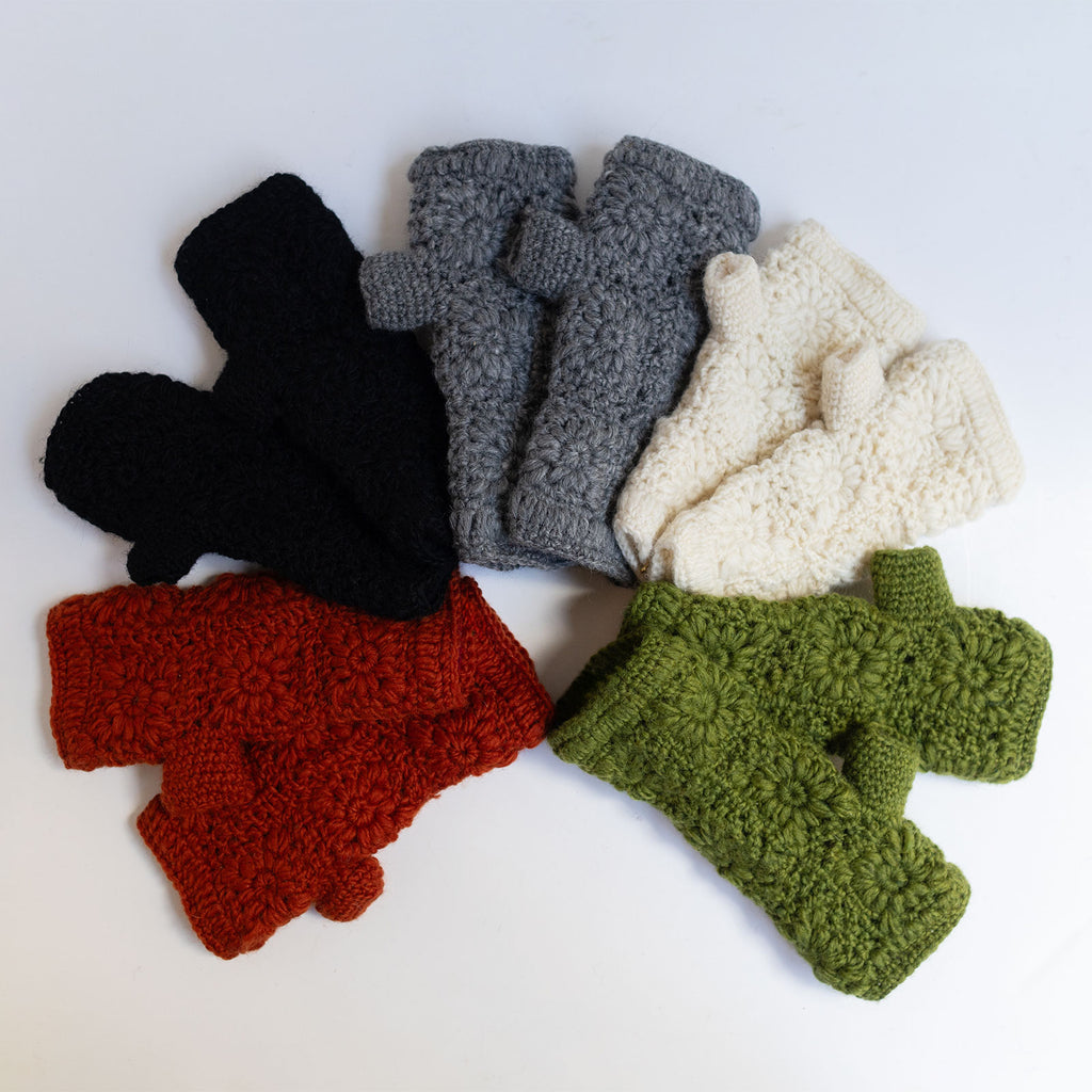 Granny Square Crochet Hand Warmers