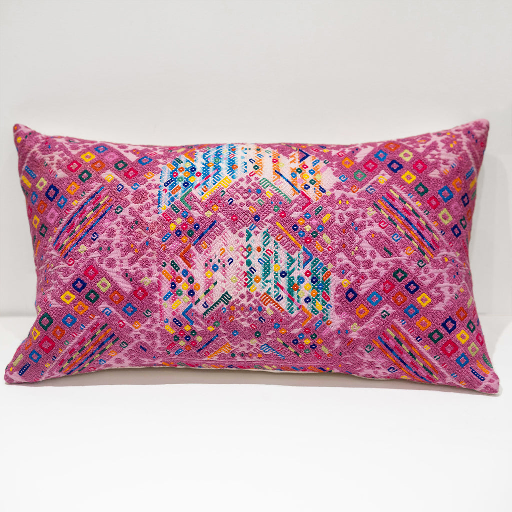 Huipil Embroidered Pillow