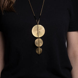 Full Moon Medallion Necklace