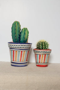 moroccan hanging planter Hand Painted Moroccan Wall Planter – Mondiale Lifestyle
