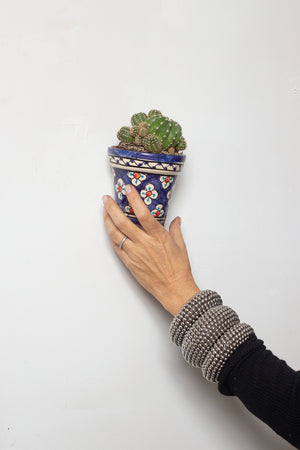 Hand Painted Moroccan Wall Planter